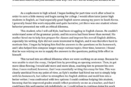 common app obstacle essay examples